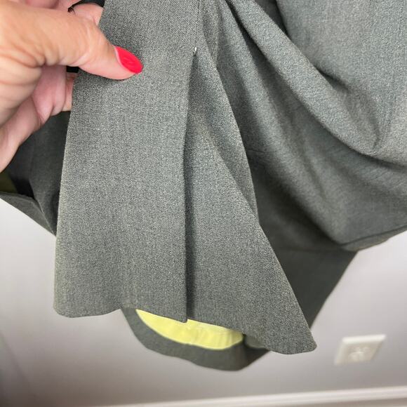 Marc New York Andrew Marc Olive Green Career Shift Dress Office Workwear Size 6 - Picture 8 of 12